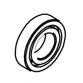 RIC _ Roulement 6206 ZZ (Lent) d30 D62 h16