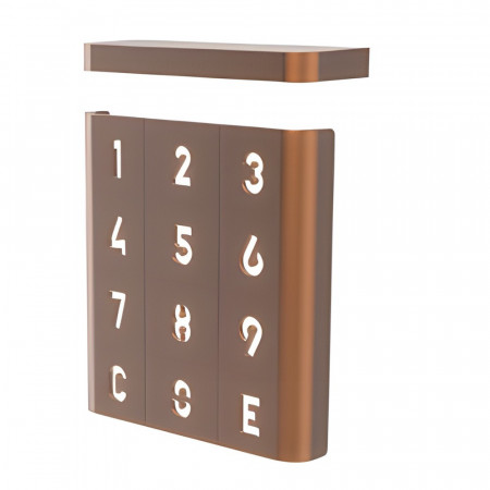 Art. DIGICOVER CORTEN- Kit composé d'un couvercle supérieur + cache-bouton