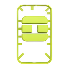 KIT GTX4 boutons vert foncé pour émetteurs GTX avec 4 fonctions (5pcs)